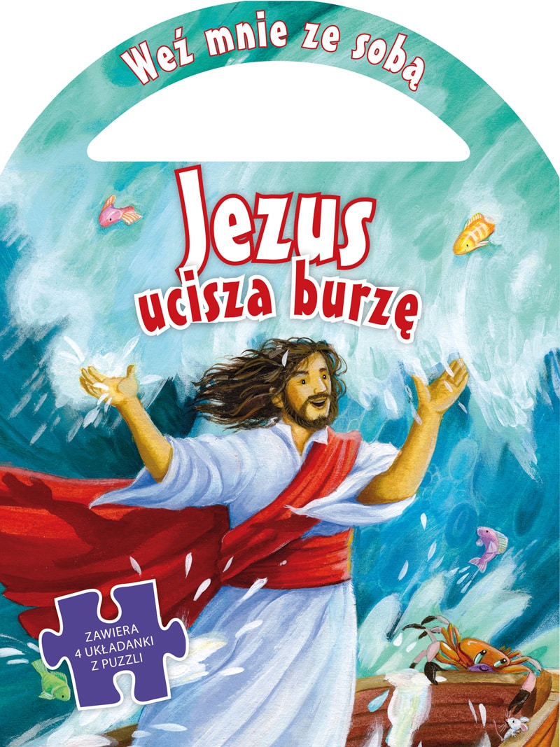 Jezus ucisza burze + puzzle